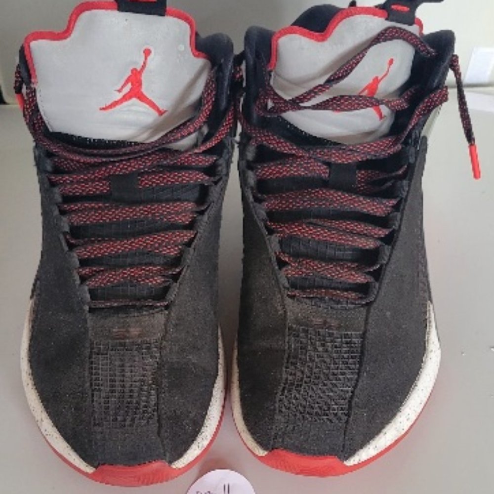 Bred Nike Air Jordan XXXV 35 Size 9.5 Black Fire Red Reflective Silver NO Box